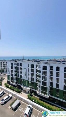 Студия с новым ремонтом в оттенках спокойствия и панорамным видом на море (172)